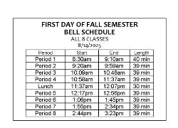 bell Schedule
